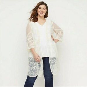 Lace Kimono Over Piece